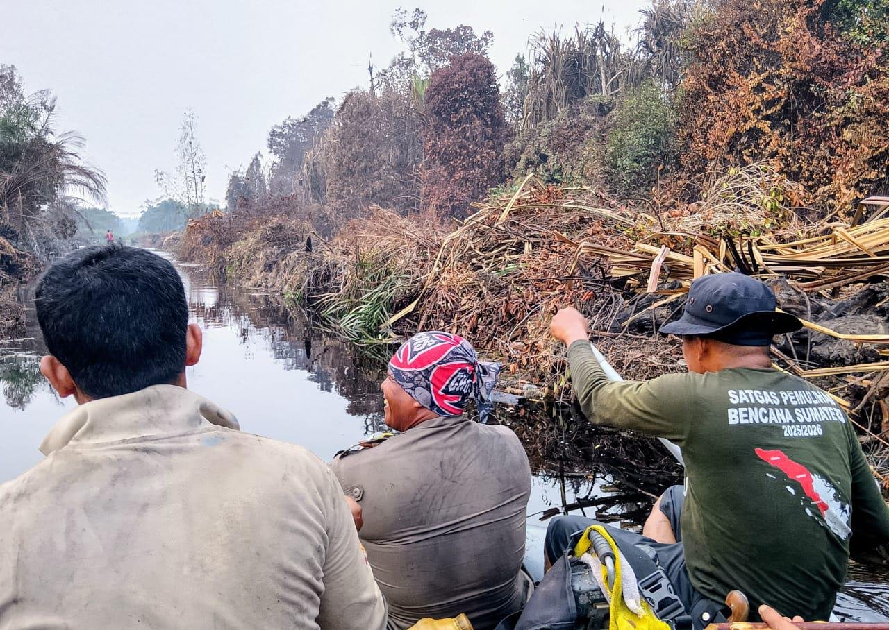 Karhutla di Dayun Padam, Personel Satpol PP Riau Kembali ke Pekanbaru