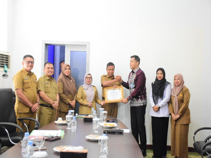 Raih Penghargaan JDIHN Terbaik I, Bupati Kampar H. Ahmad Yuzar Sambut hangat Kepala Kanwil Kementerian Hukum Provinsi Riau
