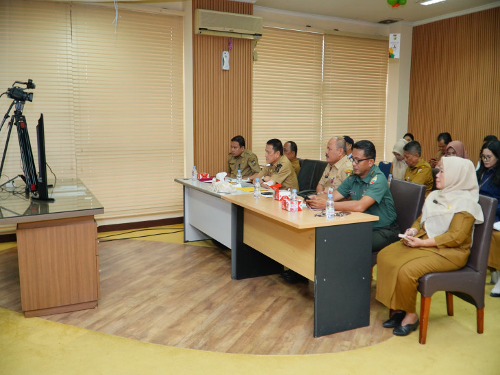 Terus Pantau Perkembangan Inflasi, Pj Bupati Kampar Ikuti Rakor Pengendalian Inflasi Daerah Bersama Kemendagri