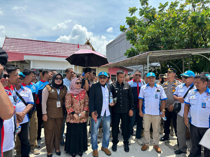 Bupati Dan Wakil Bupati Kampar Terima Aksi Damai dari Aliansi Federasi Serikat Pekerja Pertanian dan Perkebunan