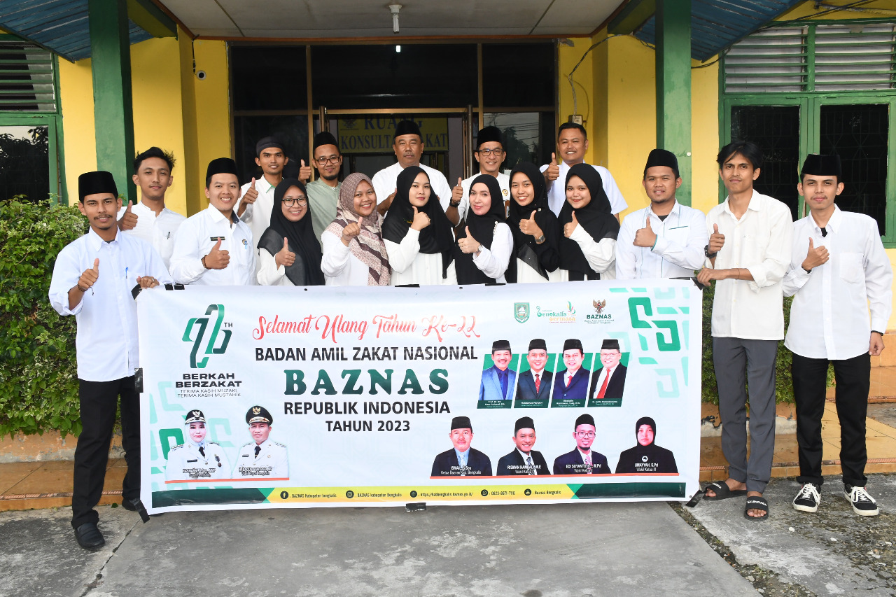 Baznas RI Milad ke-22 Tahun, Baznas Bengkalis Rayakan dengan Khataman Qur'an