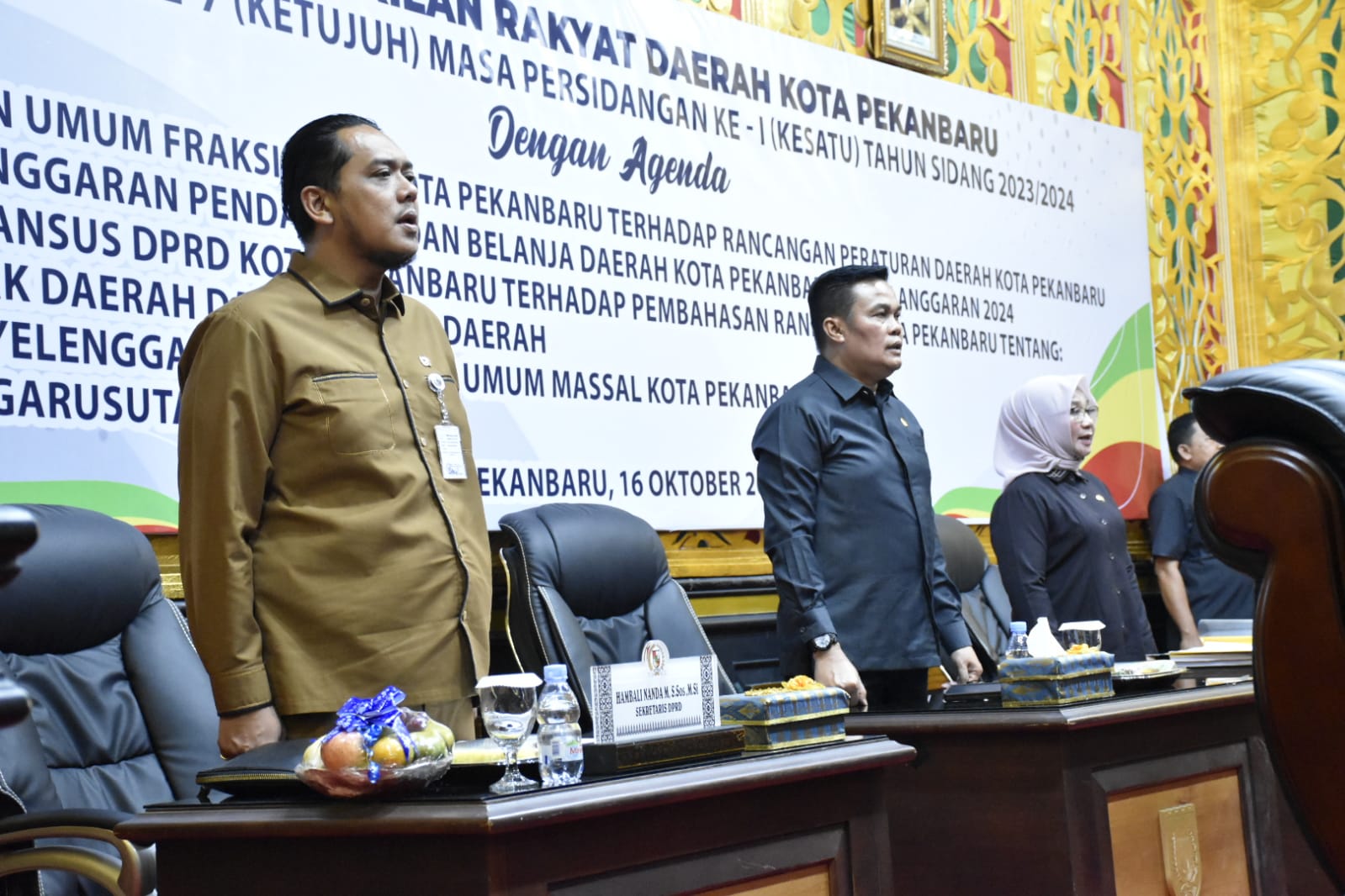 Tiap Fraksi DPRD Pekanbaru Sampaikan Pandangan Umumnya
