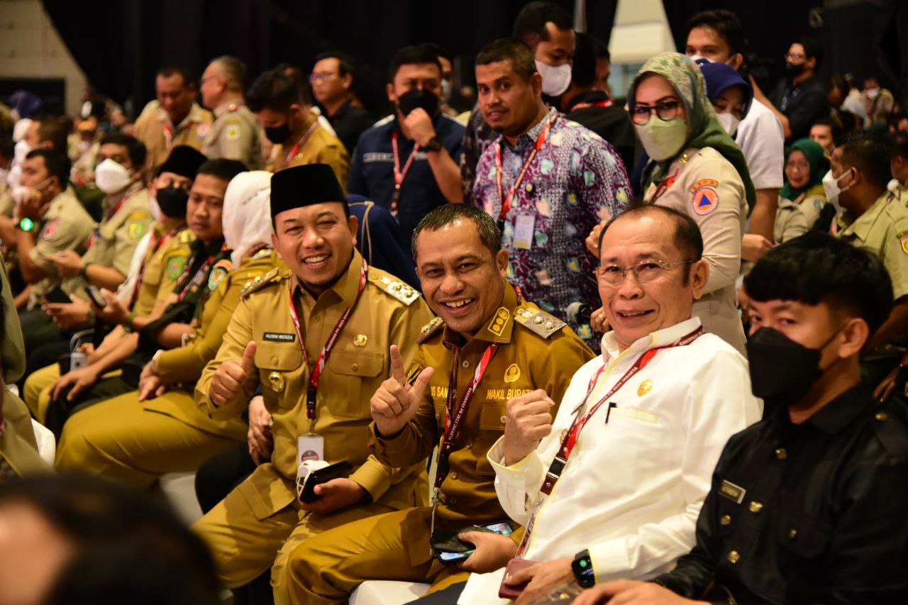 Bupati Bengkalis Kasmarni Ikuti Rakornas Penanggulangan Bencana