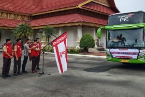 Kontingen Pramuka Riau Berangkat Kemah Bela Negara di Bengkulu