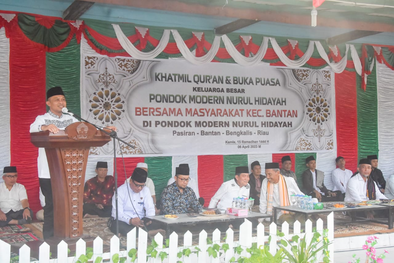 Jelang Libur, Wabup Bengkalis Hadiri Khatmil Qur'an PMNH